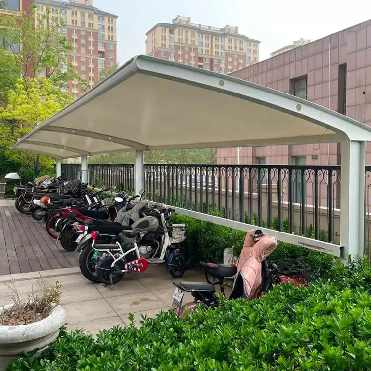 象州县膜结构电动车棚